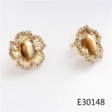 중국 Stud italian gold 2014 new style flower earrings designs E30148 제조업체