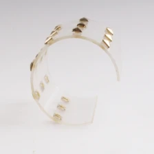 الصين Widely 2013 gold noosa chunk hipanema transparent resin bangles B10027 الصانع
