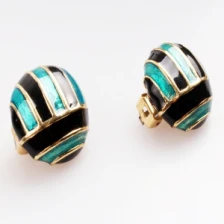 Çin ball statement big round fringe clip on earrings E30030 üretici firma