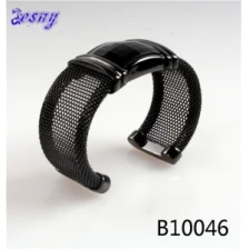 China boy and girl black tourmaline diamond tennis watch bracelet B10046 manufacturer