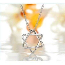 China cheap chunky star of david choker pendant necklace TBN010 manufacturer