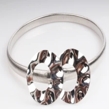 Çin china high quality jewelry fasten double ring metal belt BT60019 üretici firma