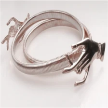 China fancy stretch hand jewelry gold metal waist belt BT60005 manufacturer