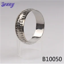 China fashion charming muslim men silver bangle bracelet B10050 manufacturer