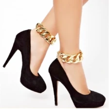 China fashion jewelry light plastic link shoe accessories chain TS008 manufacturer