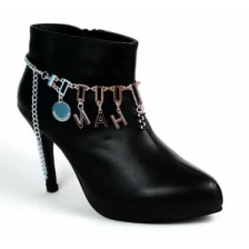 China fashion letters coin pendant jewelry ankle chain TS009 manufacturer