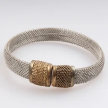Çin fashion men s power magnetic italian mesh bracelet B10128 üretici firma