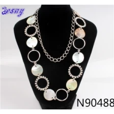 China gypsy covering resin dollar sign costume necklace N90488 manufacturer