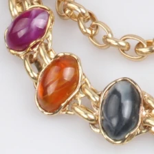 Çin handmade colorful turquoise stone beaded belt BT60015 üretici firma