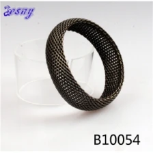 China konov jewelry men's twisted wire brass bangle bracelet B10054 manufacturer