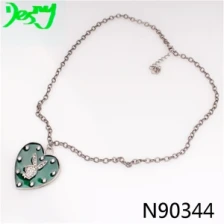 China men and womens playboy rabbit heart pendant necklace N90344 manufacturer