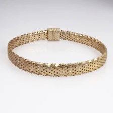 China men magnetic gold snake chain statement necklace N90193 manufacturer