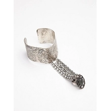 China moonstone cross tatoo connected finger chain ring bracelet manufacturer