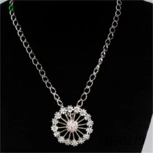 China silver turkey snowflake pendant jewelry necklace N90279 manufacturer