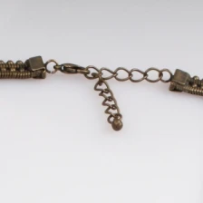 Çin simple design layers thin ball chain costume necklace N90191 üretici firma