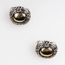Çin traditional indian wholesale antique baby gold clip on earrings E30049 üretici firma