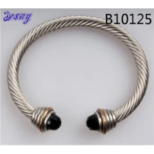 China twisted wire fashion ladies engravable tibetan silver bangle manufacturer