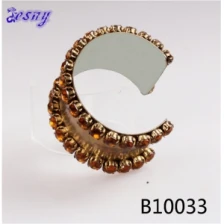 China wholesale models gold argentina iamond cuff bracelet B10033 manufacturer