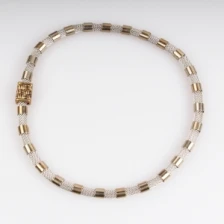 Çin wholesale thick silver chain men s magnetic jewelry N90301 üretici firma