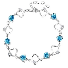China 2018 Bracelet 925 Sterling Silver  Jewelry Shines with Beauty Suit for girls Bangles as Gift manufacturer