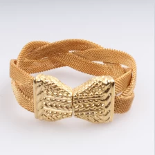 China 2018 Hot Selling Jewelry  Professional Manufacturer in China Zinc Alloy Gold Artificial Bracelet for Women manufacturer