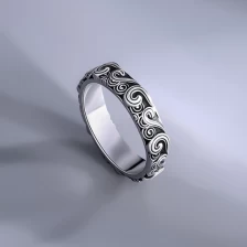 الصين 925 Silver Woman Men Ring Supplier in China الصانع