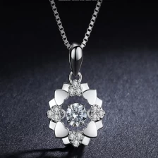 China China Supplier 925 Silver Gemstone Necklace for Woman Hersteller