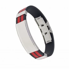 China China high quality mens bracelet 316L Stainless Steel bracelets bangles, wholesale silicone bracelets Stainless Steel jewelry manufacturer
