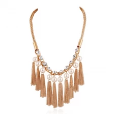China Choker Necklace Tassel Short Clavicle Necklace Women Party Statement Jewelry Gifts Accessories 2018 New Hersteller