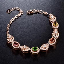 China Custom Natural Crystal Gemstone Bracelet Bangle Manufacturer China manufacturer