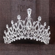 China Europe and the United States new popular bridal jewelry luxury rhinestone crown hair accessories manufacturer