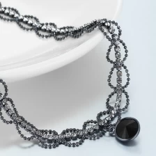 China Factory Price Minimum Order Quantity Black Choker Necklace Manufacturer in China manufacturer