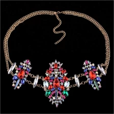 China Factory direct sale beach sexy rhinestone body chain manufacturer