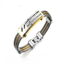 porcelana Brazalete de moda EE. UU., Fabricante de joyas de acero inoxidable fabricante