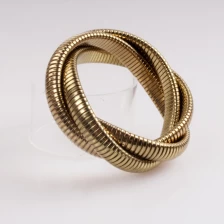 China Goose roar chain elasticity weave bangle supplier china, Fashion bangle USA, 18k gold plated charm classic style bracelet manufacturer wholesale manufacturer