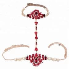 China Hot Sale Rhinestone Bikini Sexy Body Chain/ Body Jewelry manufacturer