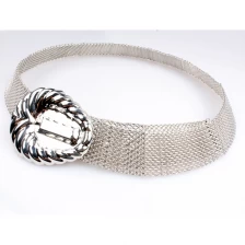 China Hot-selling nice design metal belt mens fashion wide metal belt Africa jewelry manufacturer