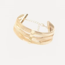 China New Arrival Europe And America Trend Fashion Artificial new design fashion snake chain necklaces choker Wholesale for women manufacturer