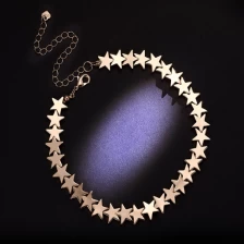 China Personalized Eco Friendly Zinc Alloy Star Short Necklace Manufacturer in China manufacturer