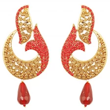 porcelana Touchstone jewelry earrings in antique gold tone for women fabricante