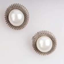 porcelana Women Wholesale Graceful Silver Color Simulated Pearl Birthday Anniversary Gifts for Women Mom Wife fabricante
