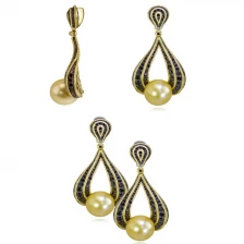 China Artificial set jewellery, african fashion gold plated hot sale jewelry sets for women,Fashion crystal jewellery set, 14K Gold plated Elegant Jewelry Set manufacturer