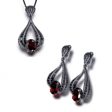 China Fashion Jewelry Sets Latest Model Fashion Gold Pendant Necklace Imitation Indian Jewellery N1020 manufacturer