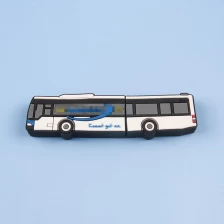 Cina Custom logo bus shape promotional gift items corporate gift portable business gift usb disk usb flash drive memory stick produttore
