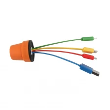 porcelana Cable personalizado de la carga por USB de la forma del seguidor del OEM 3D con 4 puertos fabricante