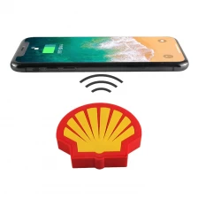 China Qi certified pvc cellphone wireless charger charging pad custom logo manufacturer