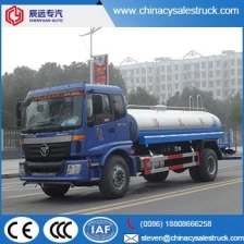 porcelana Auman Euro 3 185hp diesel 12cbm camión portátil de agua para la venta fabricante