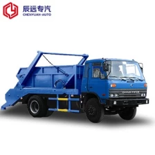 China Dongfeng brand 10cbm self loading and unloading refuse waste collector garbage truck manufactures manufacturer