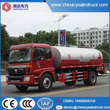 China Foton 12000 liters water truck tank delivery price manufacturer