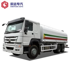 porcelana Proveedor de agua del camión del tanque de agua de la marca HOWO 20m3 en China fabricante